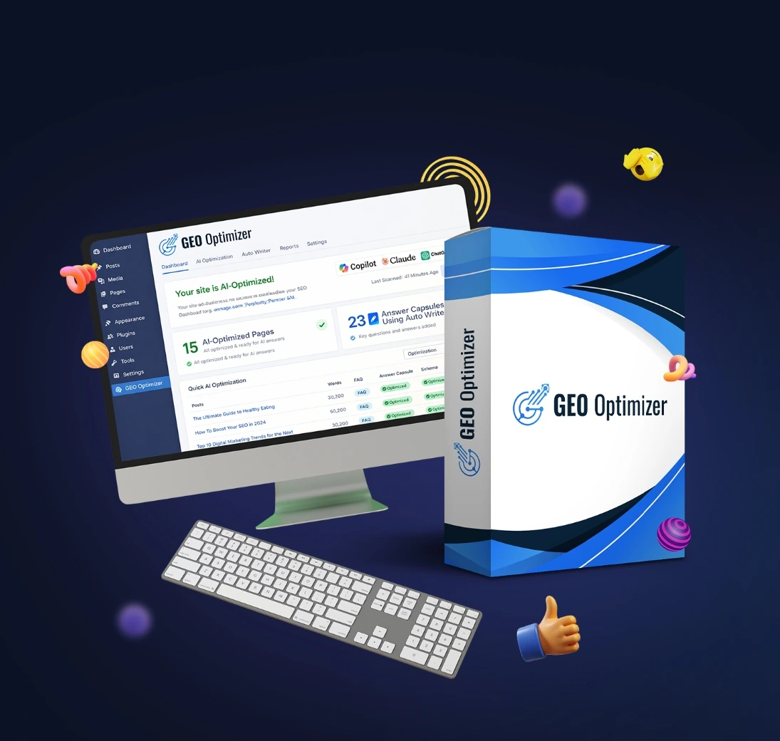 GEO Optimizer Review 2026 and AI Search Engine Optimization Tool Dashboard